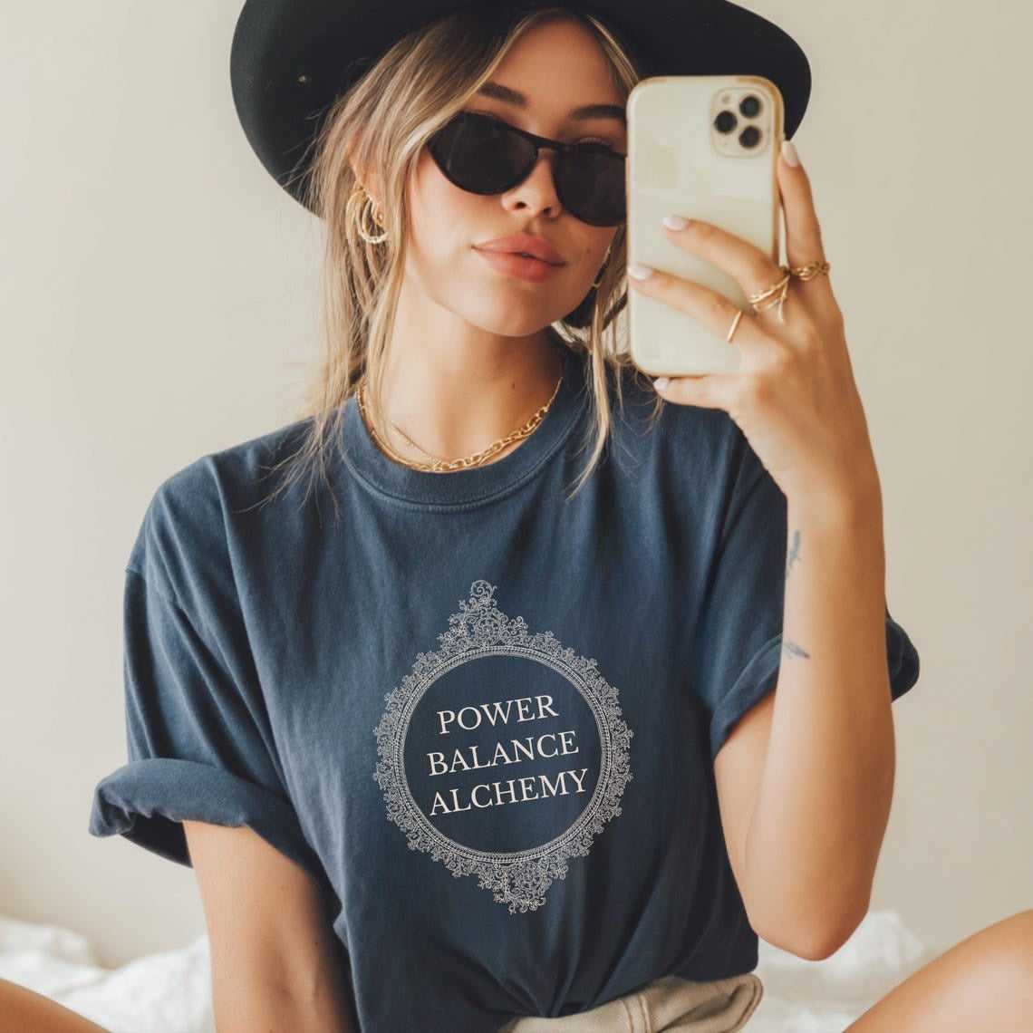 Power Balance Alchemy Sacred Shirt ,Spiritual Shirt ,Shadow Work Divine Feminine Esoteric Law of Attraction ,Self Discovery ,Women Empowerment
