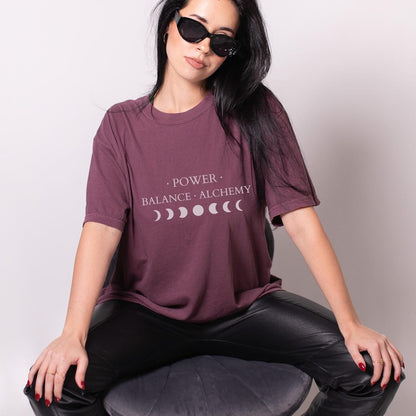 Power Balance Alchemy Sacred Shirt ,Spiritual Shirt ,Shadow Work Divine Feminine Esoteric Law of Attraction ,Self Discovery ,Women Empowerment