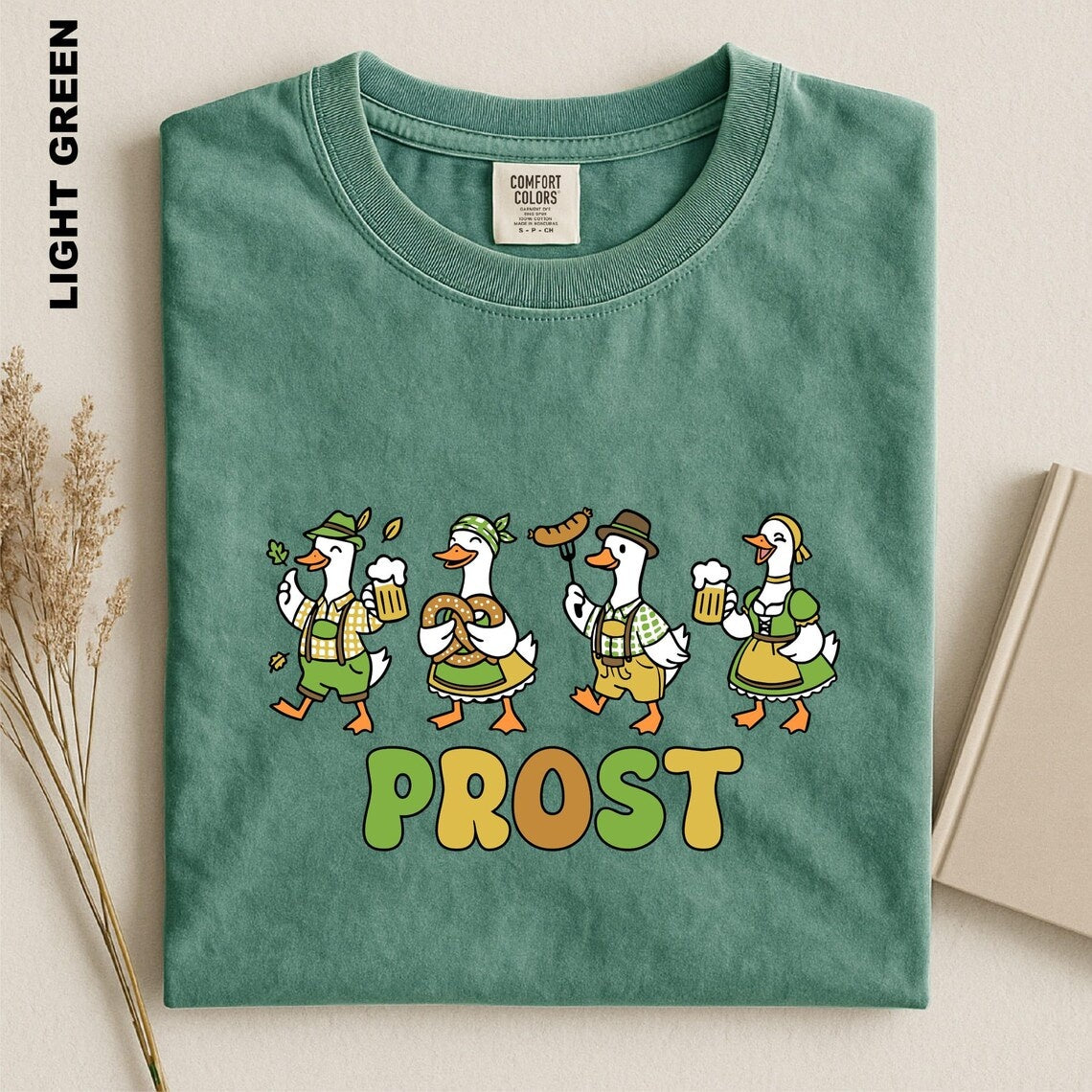 Prost Goose Shirt, Oktoberfest Goose Tee, Funny Oktoberfest T-shirt, Comfort Colors Silly Goose Graphic Tee, Germany Beer Festival T-Shirt