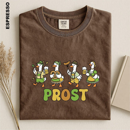Prost Goose Shirt, Oktoberfest Goose Tee, Funny Oktoberfest T-shirt, Comfort Colors Silly Goose Graphic Tee, Germany Beer Festival T-Shirt