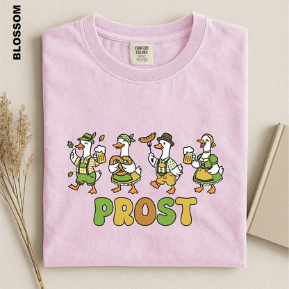 Prost Goose Shirt, Oktoberfest Goose Tee, Funny Oktoberfest T-shirt, Comfort Colors Silly Goose Graphic Tee, Germany Beer Festival T-Shirt