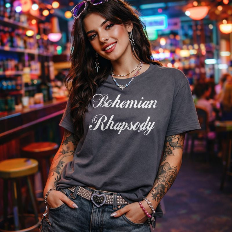 Queen,Music Inspired T Shirt,Bohemian Rhapsody T-shirt