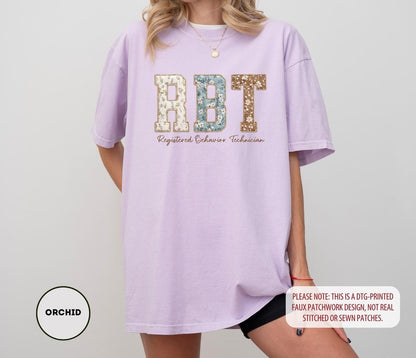 RBT Shirt Comfort Colors Registered Behavior Technician Tee, Behavioral Technician Shirt, ABA Therapist T-shirt