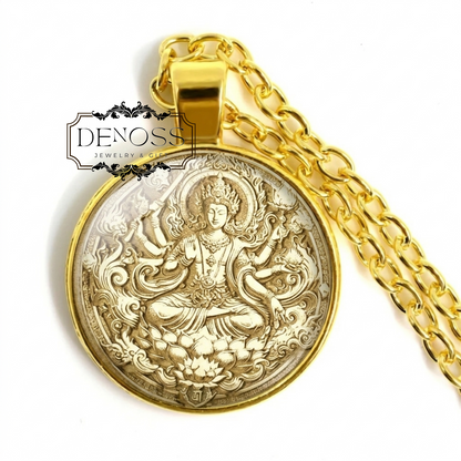 Rāgarāja Pendant Buddhist Necklace,Passion Amulet,Passion Talisman,Desire and Wisdom Charm