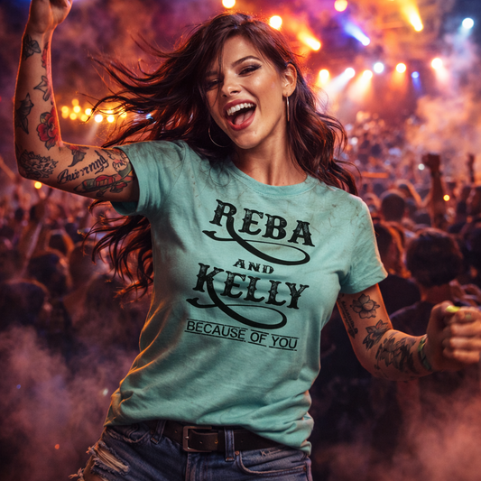 Reba McEntire and Kelly Clarkson,Country Music Tshirt