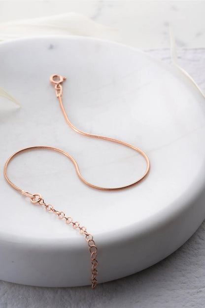 925 Sterling Silver Chain Italian Bracelet