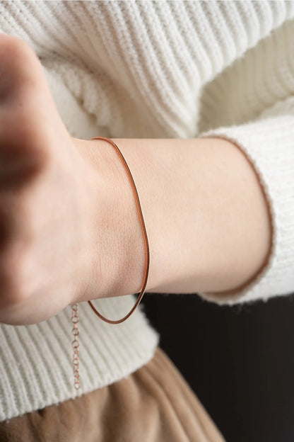 925 Sterling Silver Chain Italian Bracelet