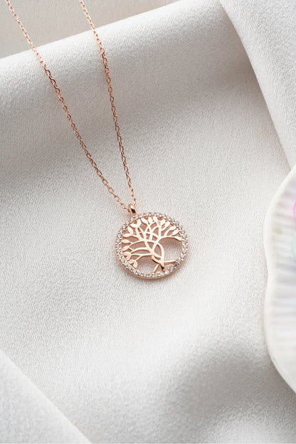 925 Sterling Silver Life Tree Necklace