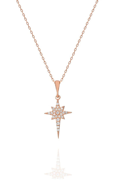925 Sterling Silver Chain Northstar Necklace
