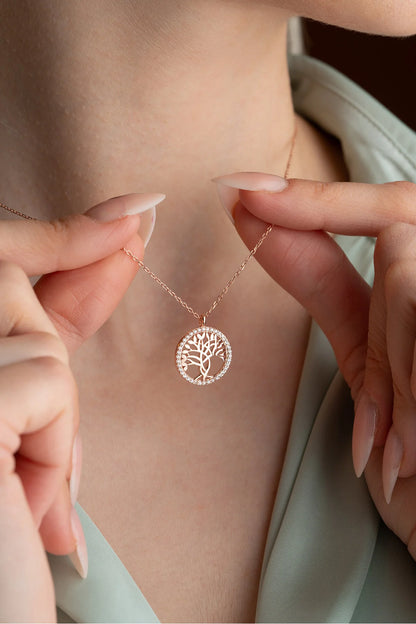 925 Sterling Silver Life Tree Necklace