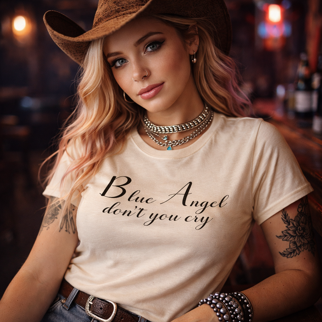 Roy Orbison,Blue Angel Don't you Cry Music T Shirt