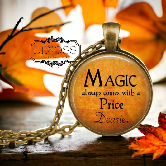 Rumplestiltskin Quote Necklace,Once Upon a Time Jewelry - Denoss