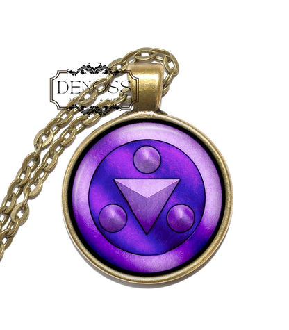SHADOW MEDALLION Necklace,Legend of Zelda,Link,Ocarina of Time,Six Medallions,Art Pendant Necklace,Handmade Jewelry