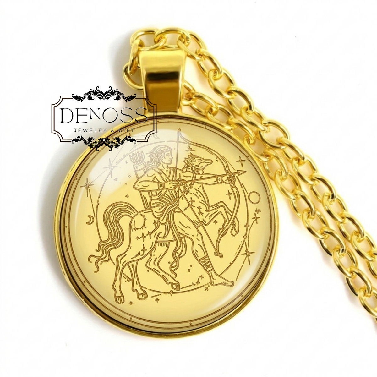 Sagittarius Necklace,Zodiac Pendant