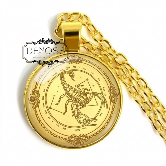 Scorpio Pendant Astrology Necklace