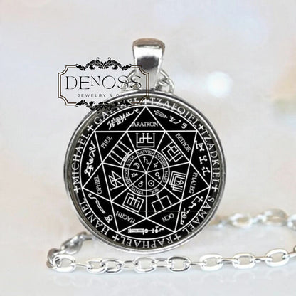 Seven Archangels Seal Sigil Pendant Occult Necklace Jewelry