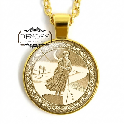 Shams of Tabriz Pendant Rumi's Sun Necklace,Sufi Amulet
