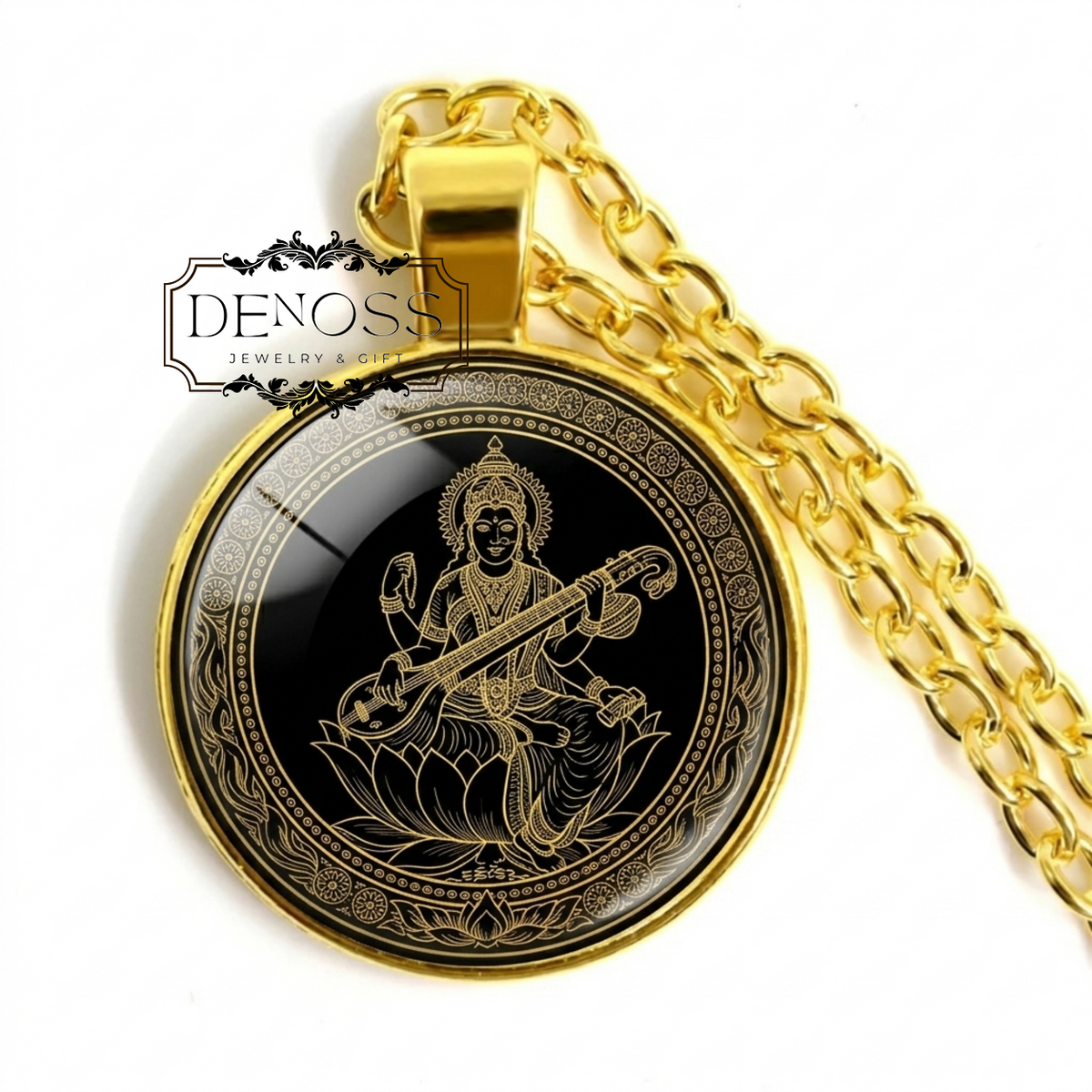 Shiva Necklace,Trident Pendant,Hindu God Jewelry,Meditation Gift,Diwali Gift