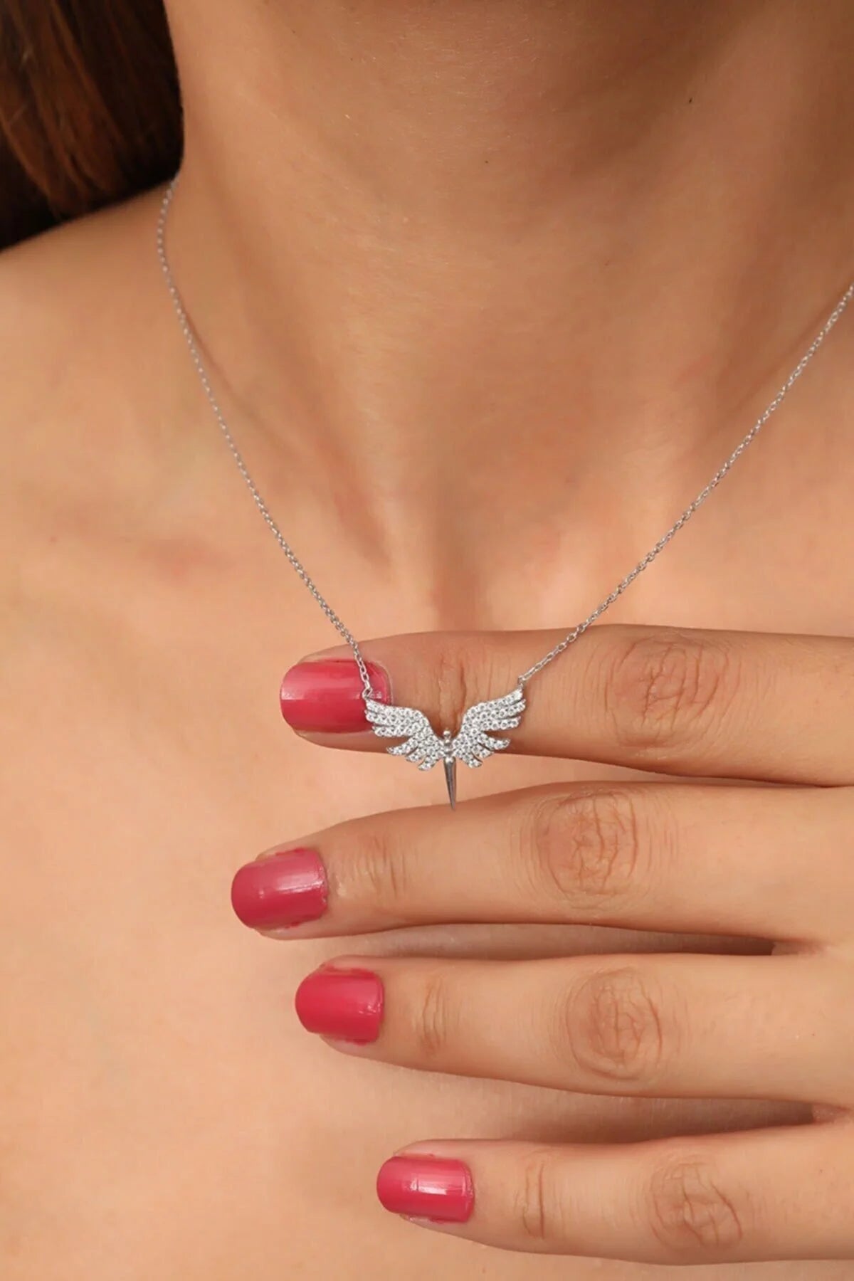 925 Sterling Silver Chain Michael Angel Gold-Silver Necklace