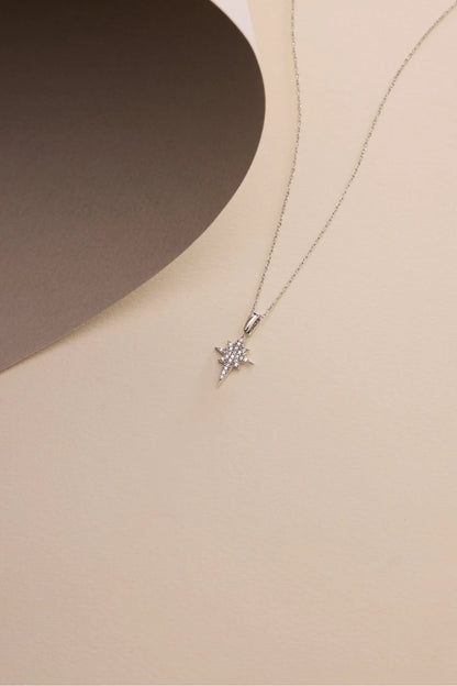 925 Sterling Silver Chain Northstar Necklace
