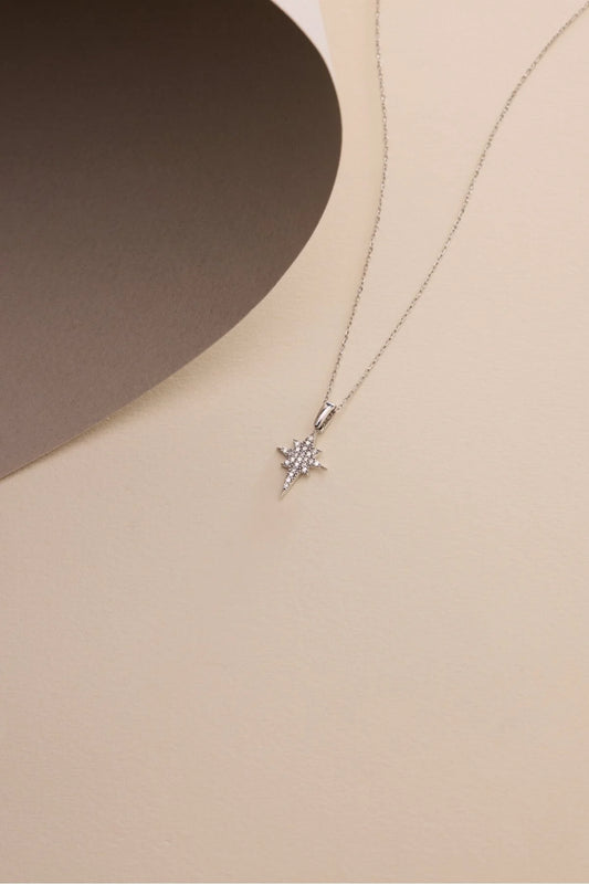 925 Sterling Silver Chain Northstar Necklace