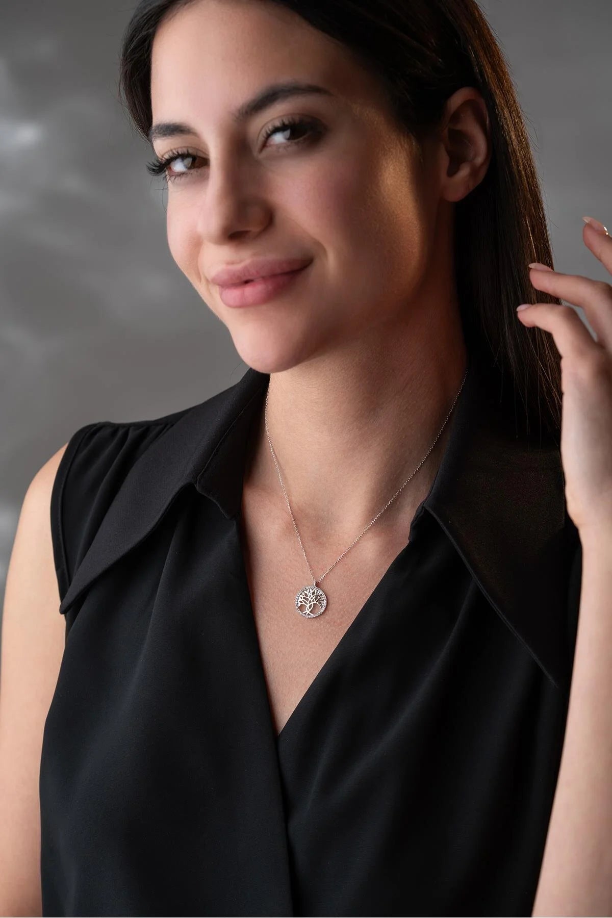 925 Sterling Silver Life Tree Necklace