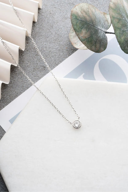 925 Sterling Silver Chain Clover Necklace