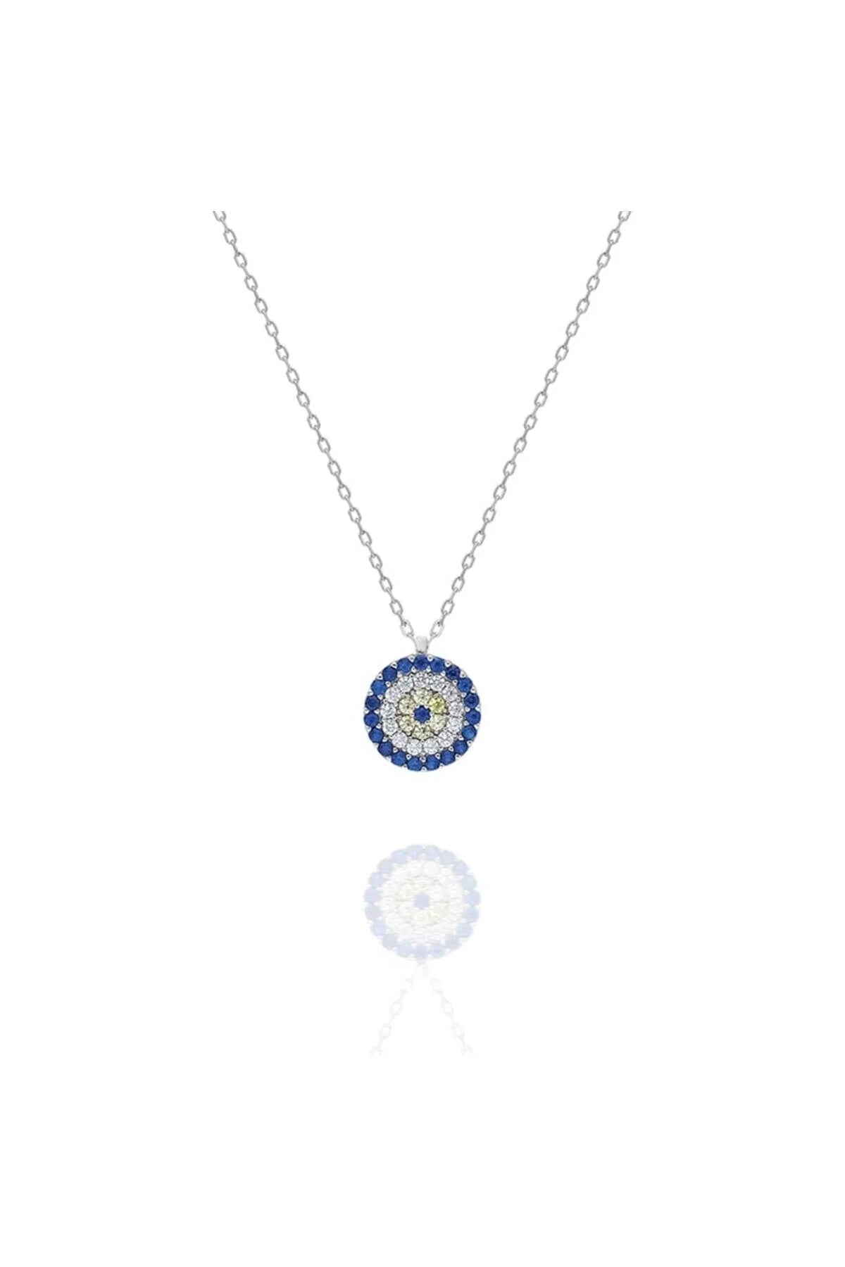 925 Sterling Silver Chain Evil Eye Necklace