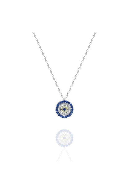 925 Sterling Silver Chain Evil Eye Necklace