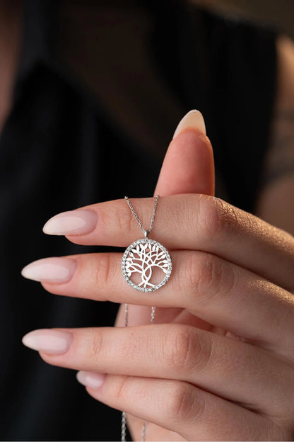 925 Sterling Silver Life Tree Necklace