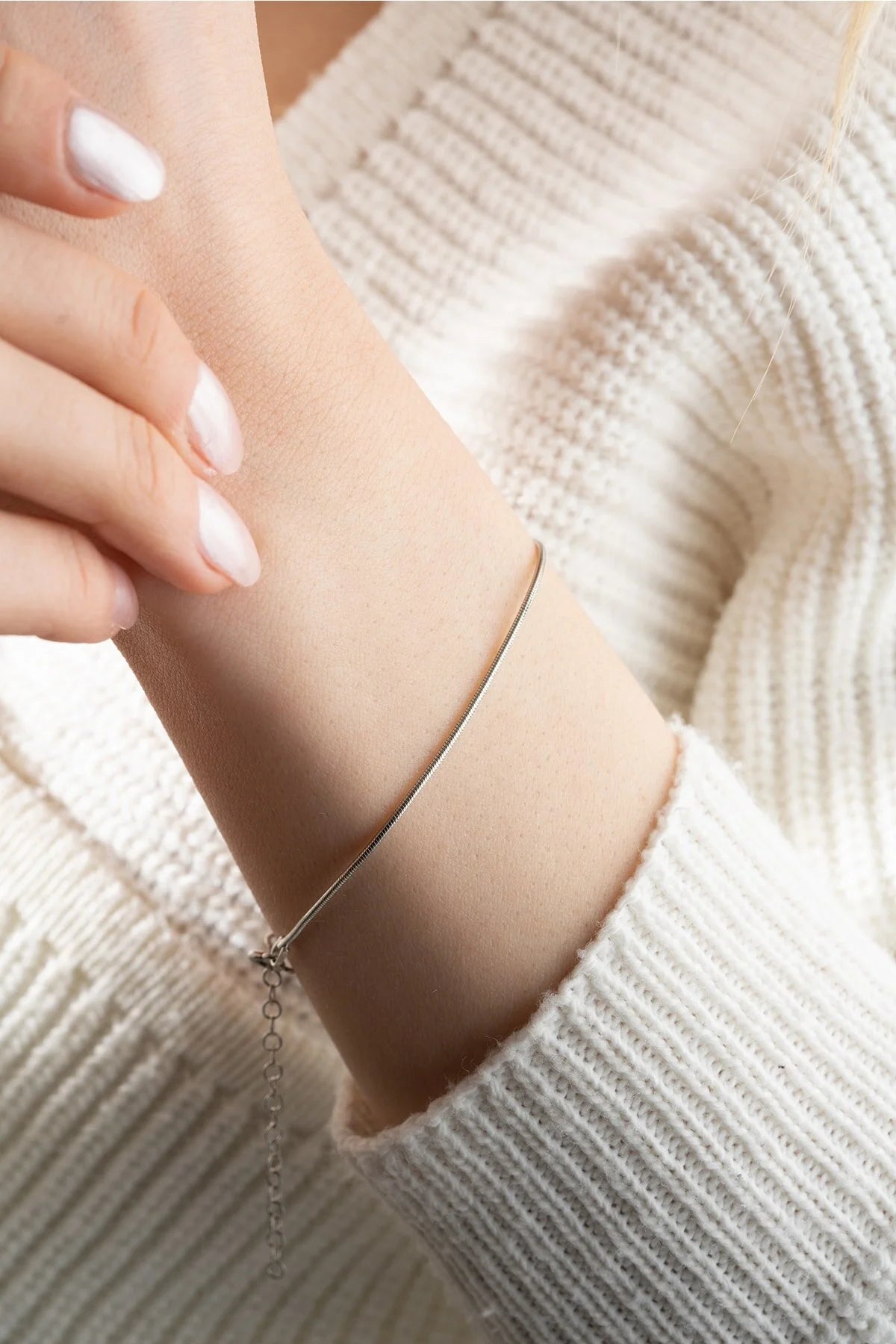 925 Sterling Silver Chain Italian Bracelet