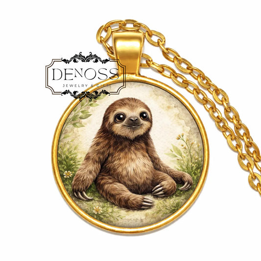 Sloth Pendant Necklace
