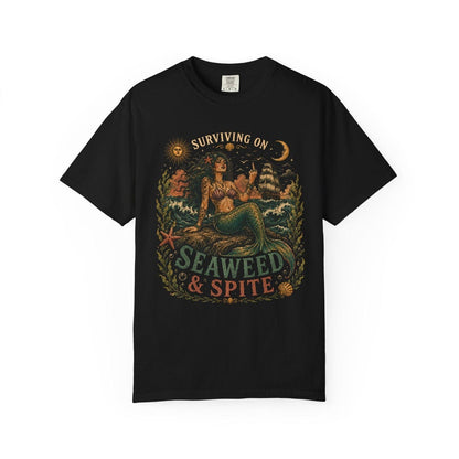 Spite Shirt Siren Dark Humor Shirt ,Mermaid Shirt Unhinged Shirt ,Retro Mermaid Shit Sarcastic Shirt ,Sea Witch Shirt ,Vintage Mermaid Shirt