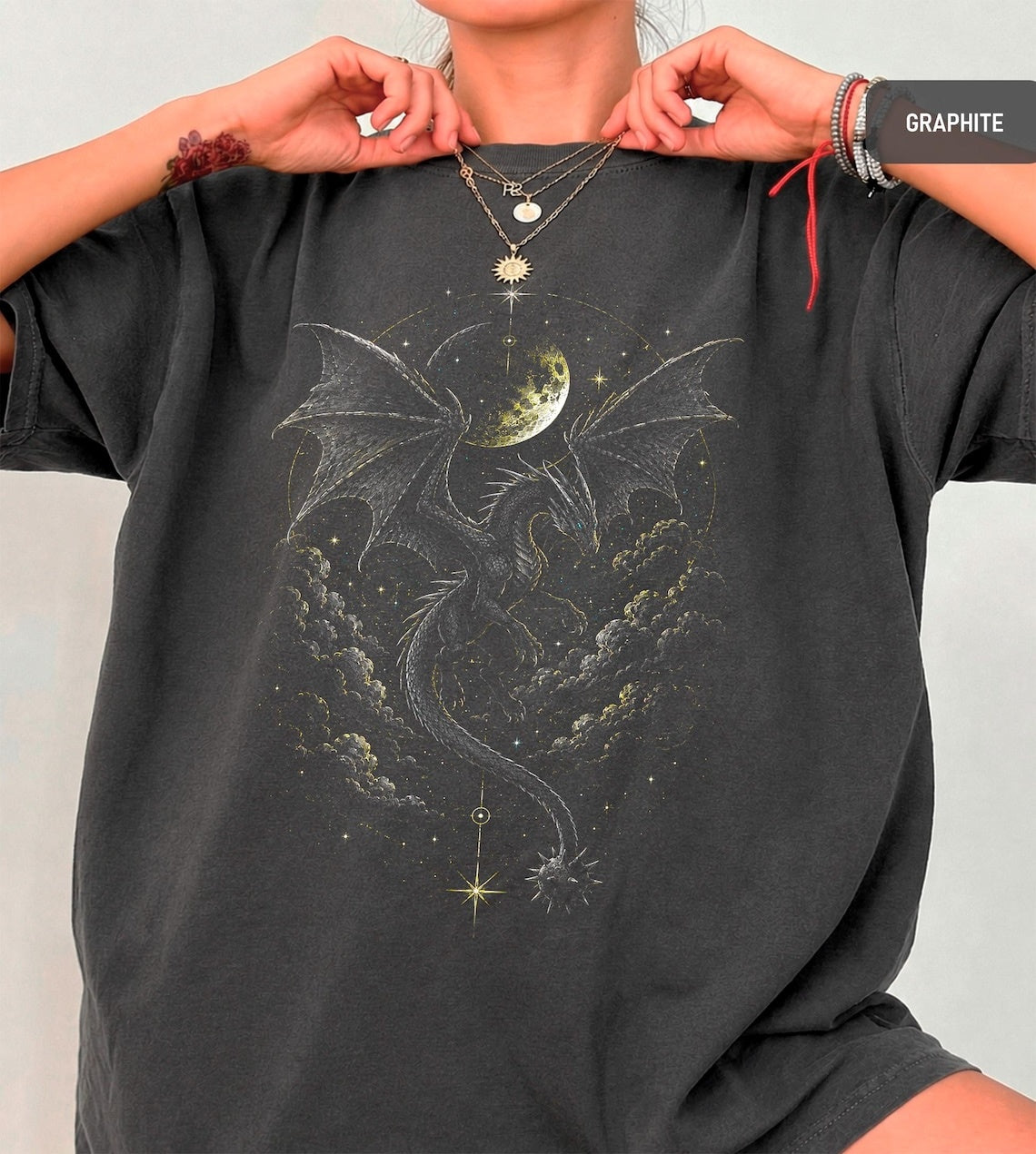 Tairn t-shirt, Black Morningstar Graphic Tee, Fourth Wing Inspired Shirt, Violet Sorrengail Gift