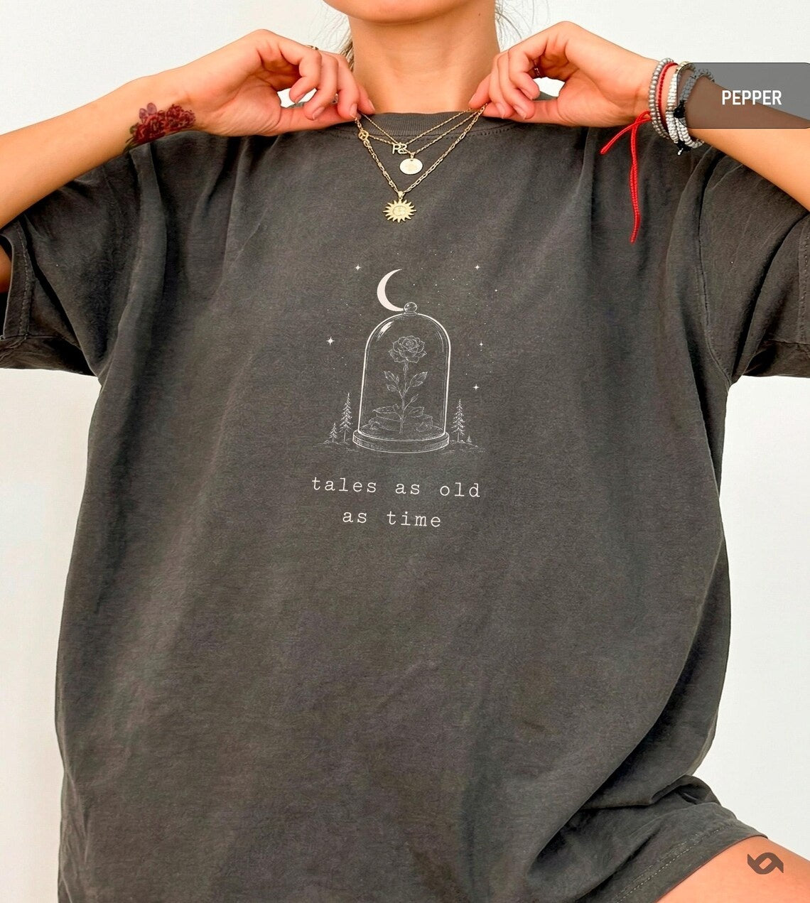 Tales As Old As Time Shirt, Fairytale Reader ,Enchanted Rose Graphic Tee, Fantasy Reading Gift