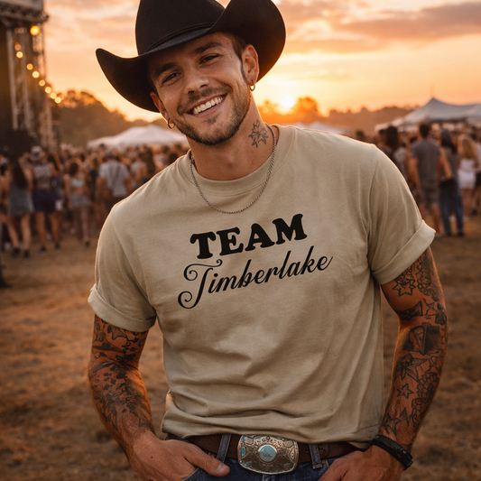 Team Justin Timberlake,JT Concert  Music T Shirt