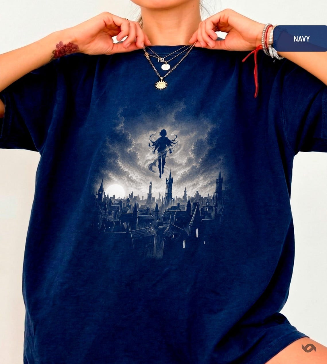 The Ascension Shirt, City Skyline Tee, Epic Fantasy Graphic, Reader Gift,Vin, Luthadel