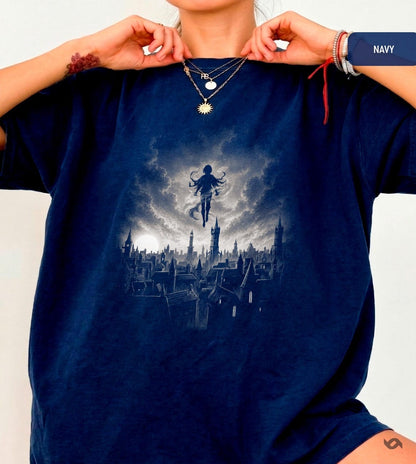 The Ascension Shirt, City Skyline Tee, Epic Fantasy Graphic, Reader Gift,Vin, Luthadel