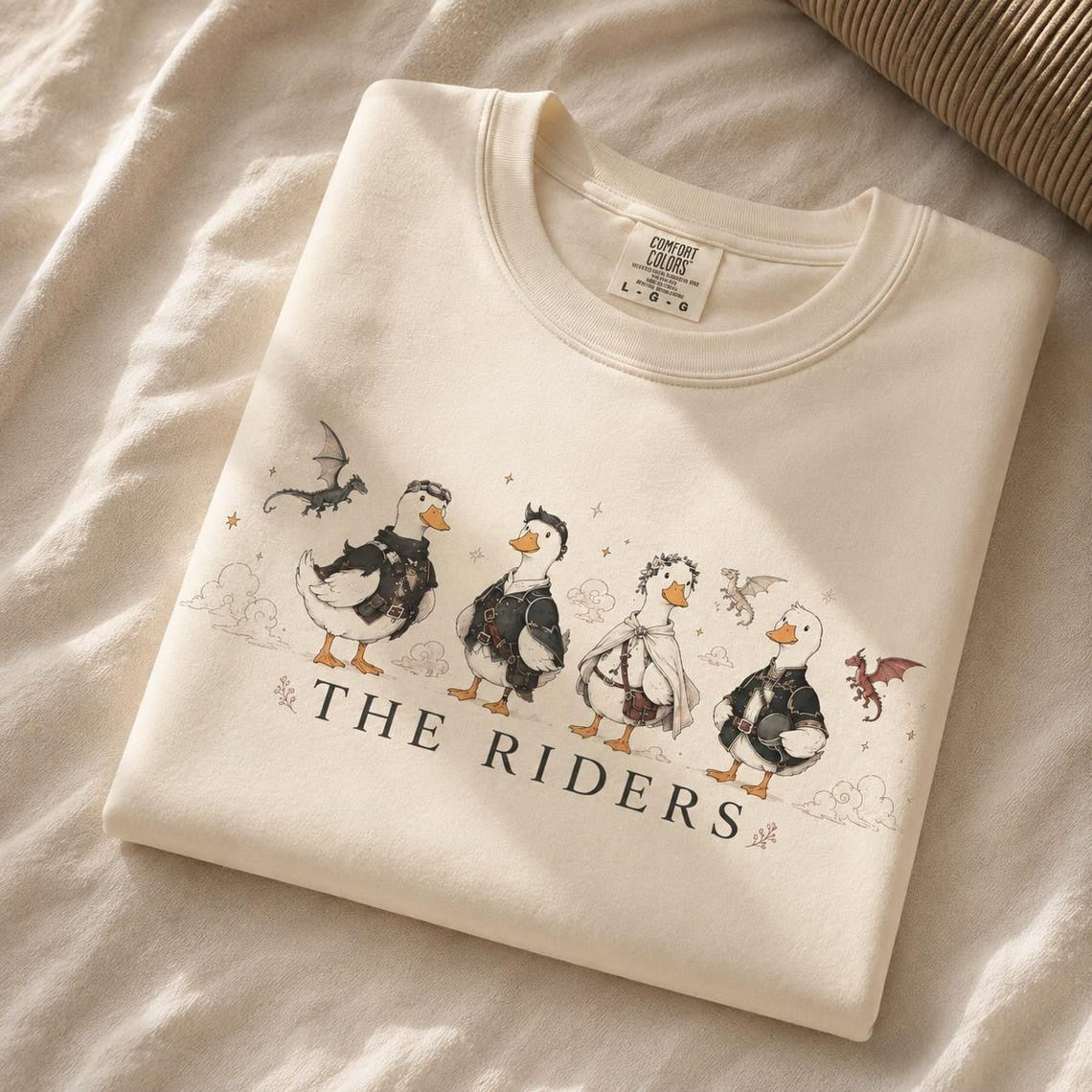The Riders Shirt, Fantasy Dragon Rider Tee, Bookish Romantasy Reader Apparel