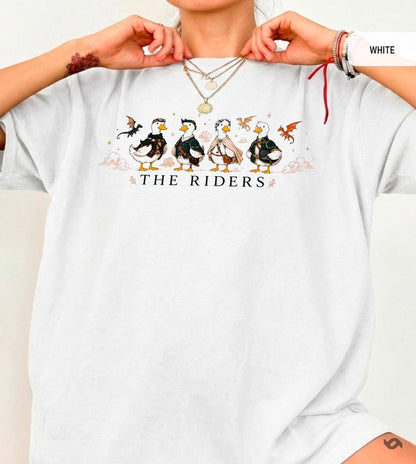 The Riders Shirt, Fantasy Dragon Rider Tee, Bookish Romantasy Reader Apparel