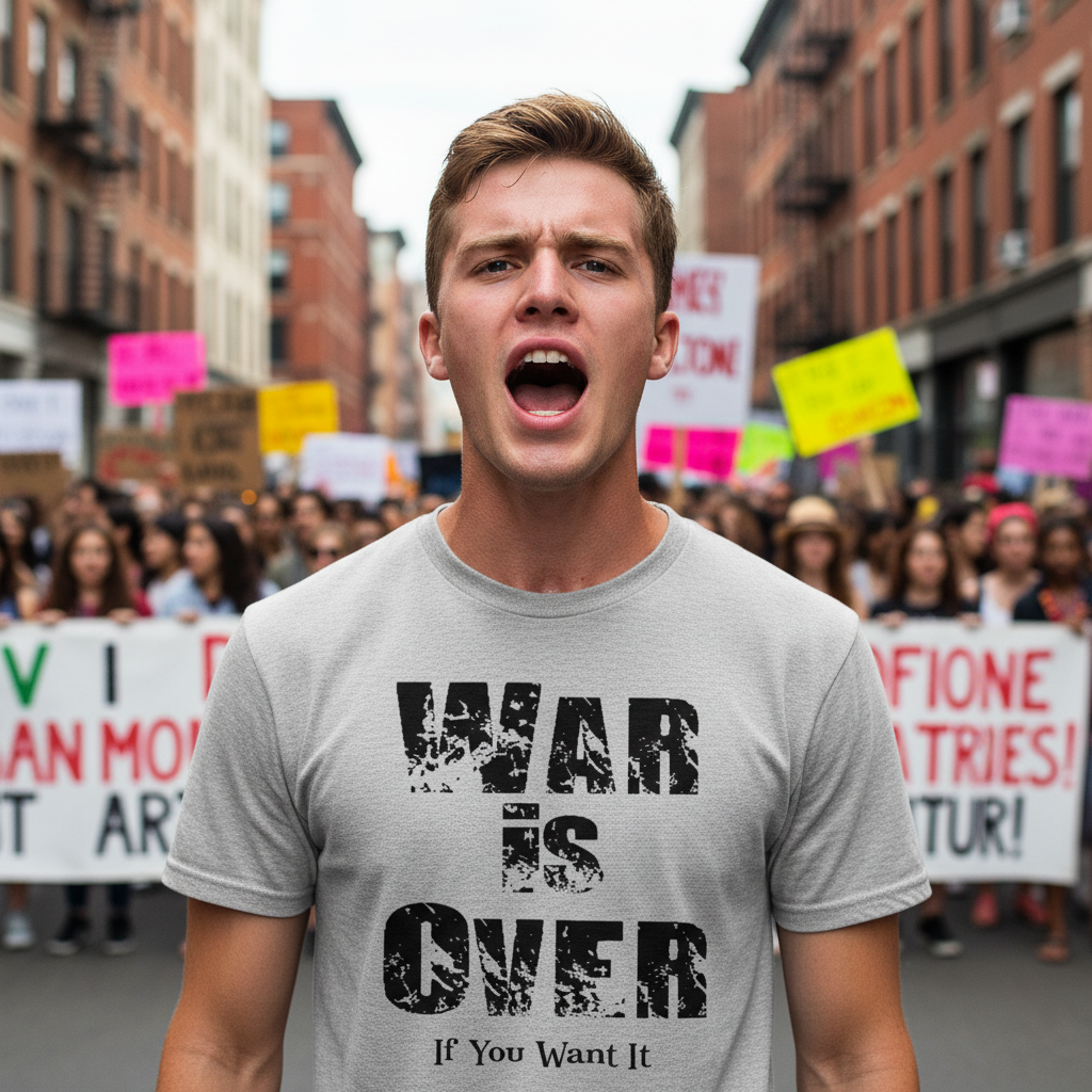 The Beatles,Lennon Yoko,War Is Over If You Want It Tshirt