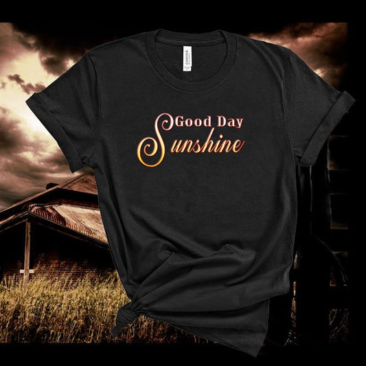 The Good Day Sunshine Boutique Style Lightweight Lyrics Tee, 60's SongTshirt