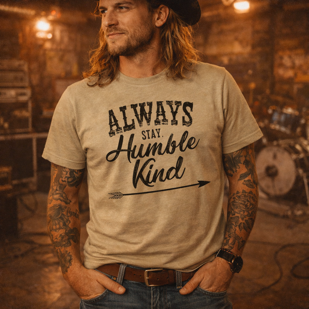 Tim McGraw, Tshirt Always Stay Humble & Kind,Country Music Tshirt