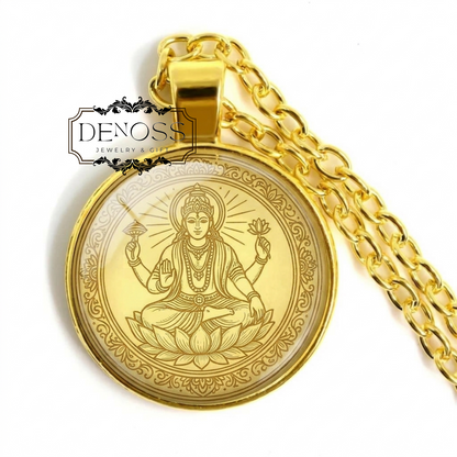 Vishnu Pendant Necklace,Hindu God Symbol