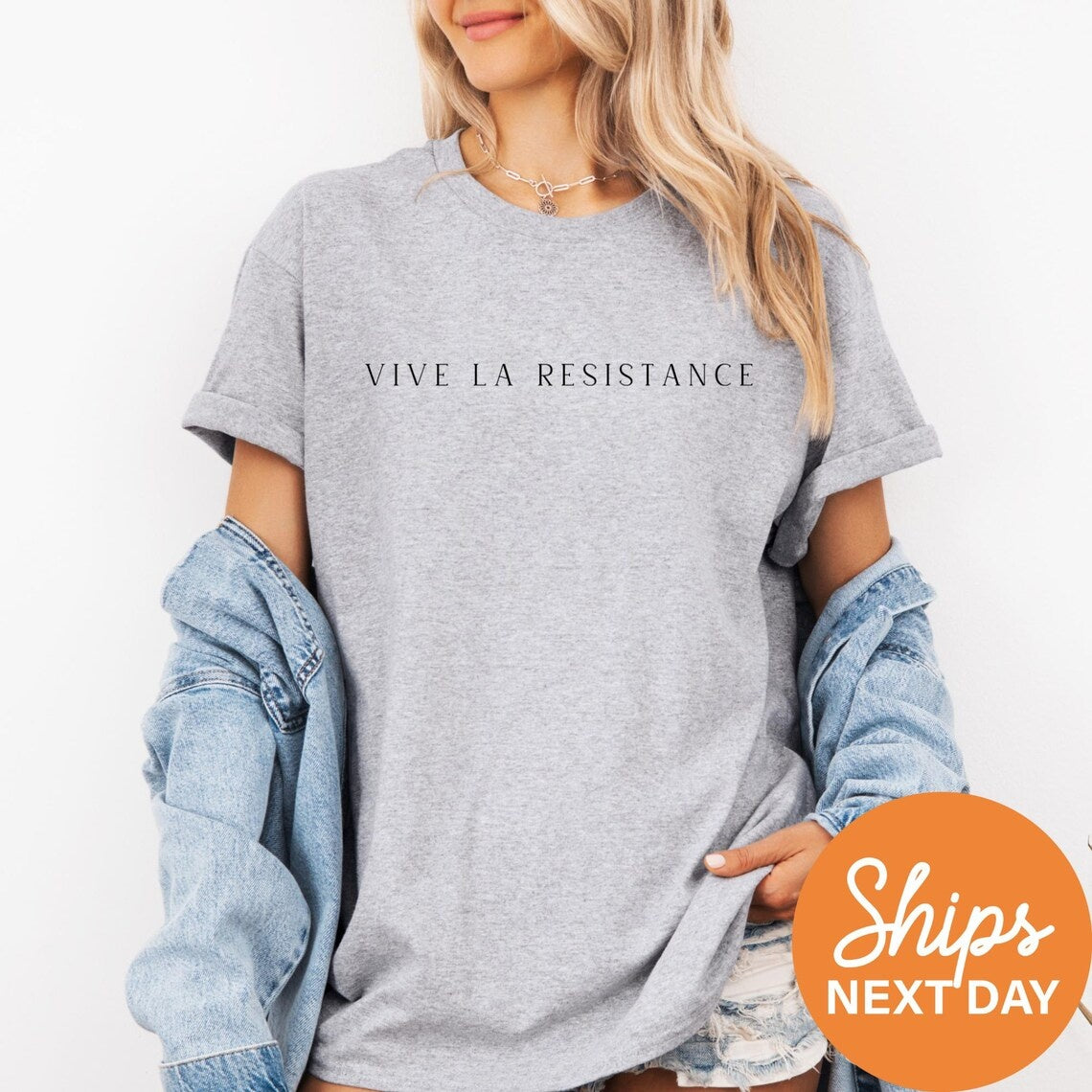 Vive La Resistance Shirt, Feminist T Shirt, Empowering Shirts for Women, Women's Rights Tee, Feminist Gift, Female Power Shirt