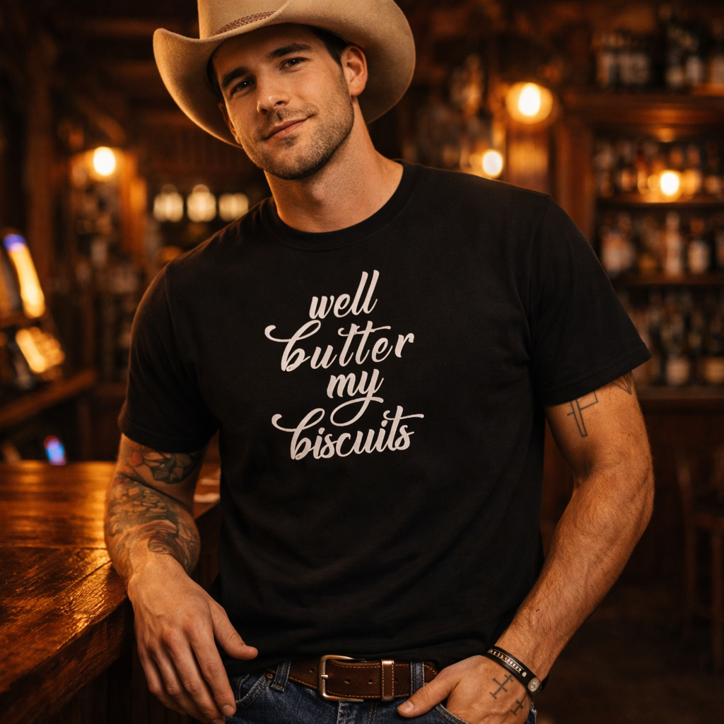 Well Butter my Biscuits Country Music Fan Tshirt