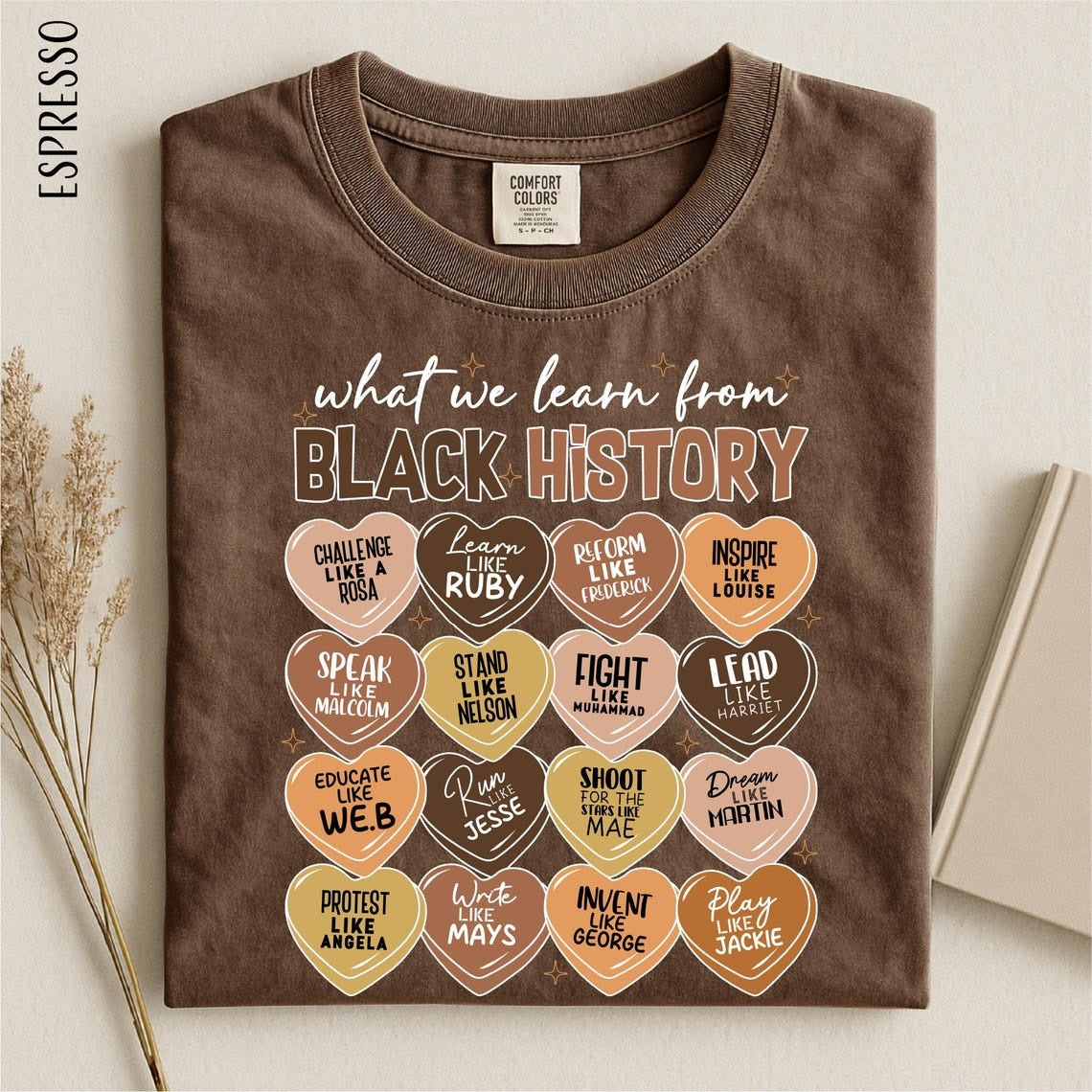 What We Learn From Black History T-Shirt, African American Leaders Stamp Shirt, Black History Month Tee, Cultural Awareness T-Shirt