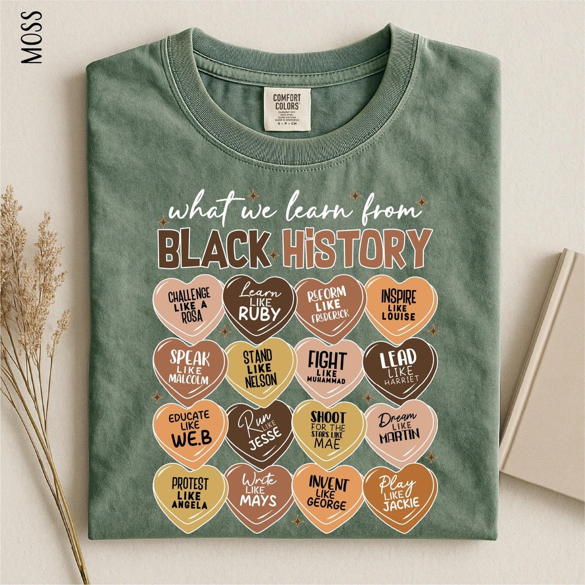 What We Learn From Black History T-Shirt, African American Leaders Stamp Shirt, Black History Month Tee, Cultural Awareness T-Shirt