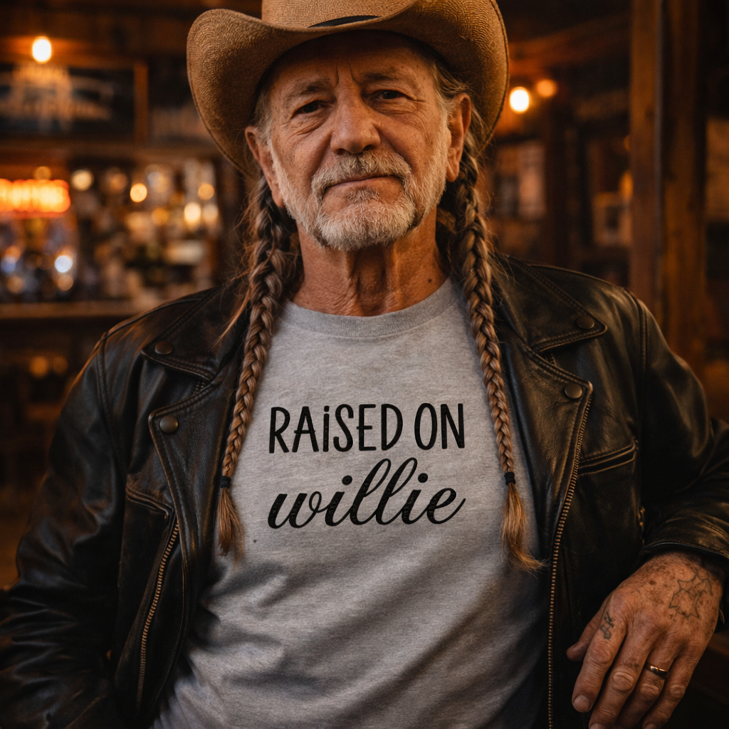 Willie Nelson ,Raised On Willie,Country Music Tshirt