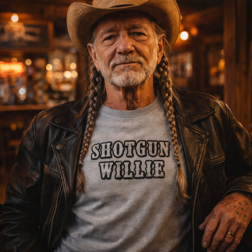 Willie Nelson, Shotgun Willie Country Music Fan Tshirt